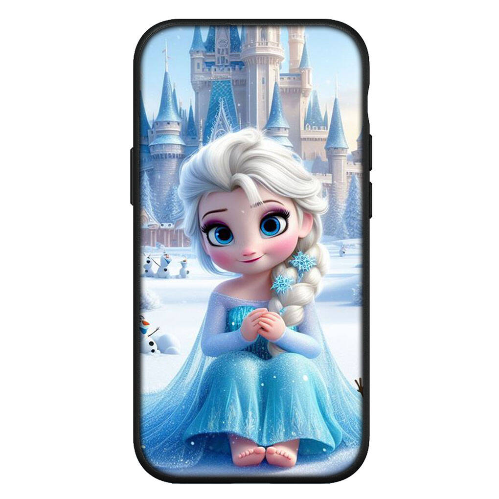 for Motorola Moto Edge 70 60 50 G54 G86 Samsung Galaxy S25 iPhone 17 16 15 Xiaomi Redmi Note 14 13 Pro Max Phone Case Cartoon Elsa Anna Olaf Cover