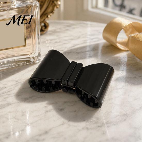 Daily Commute Hair Clip Magnetic Clip, Transparent Anti-Slip Tooth Design Half-tied Pin, Accessory for Medium Long Tortoise Shell