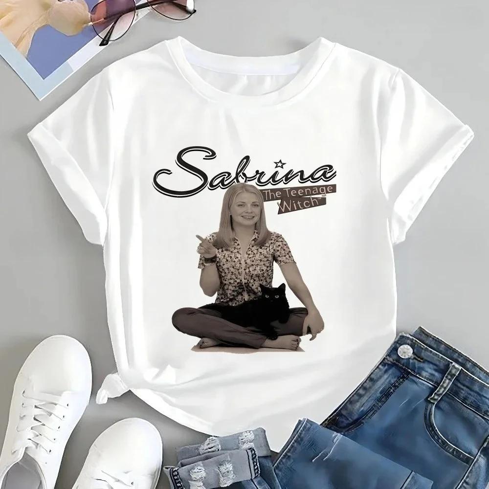 Vintage Sabrina The Teenage Witcht Tshirt Vintage Witch Tshirt Neutral Trend Harajuku Shirt Graphic Tshirt Graphic T Shirts S