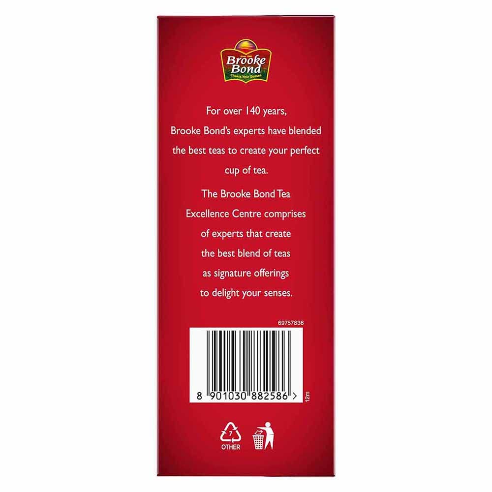 Red Label Natural Care Tea 500 Grams Pack of 1, Flavored Masala Herbal Chai for Daily Enjoyment