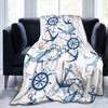 Anchor Digital Printed Blanket Flannel Blanket Office Travel Sofa Blanket Blanket