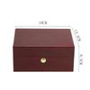Hochwertige Holz-Klappdeckel-Uhrenbox Piano-Lack-Verpackungsbox Große Kapazität Unisex-Geschenkbox für Männer und Frauen