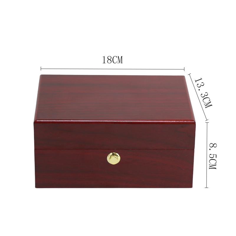 Hochwertige Holz-Klappdeckel-Uhrenbox Piano-Lack-Verpackungsbox Große Kapazität Unisex-Geschenkbox für Männer und Frauen