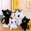 Popular Night Fury Toothless Doll Black Dragon White Dragon Plush Toy Dragon Training Master Doll Ragdoll