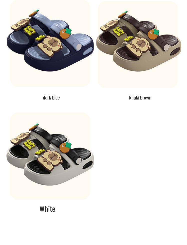 EVA Capybara Non-Slip Soft Sole Cartoon Sandals for Infant and Toddler Boys & Girls