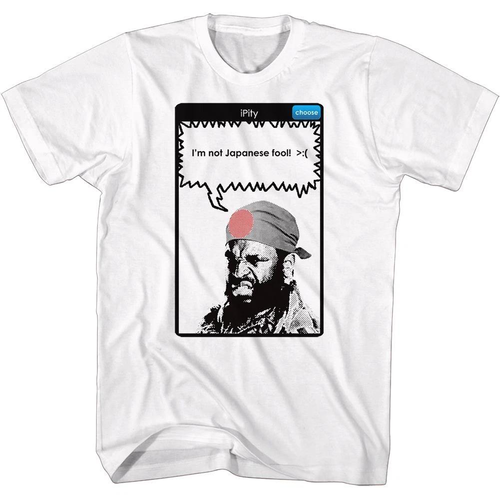 Mr. T Fool White Icon Shirt 120