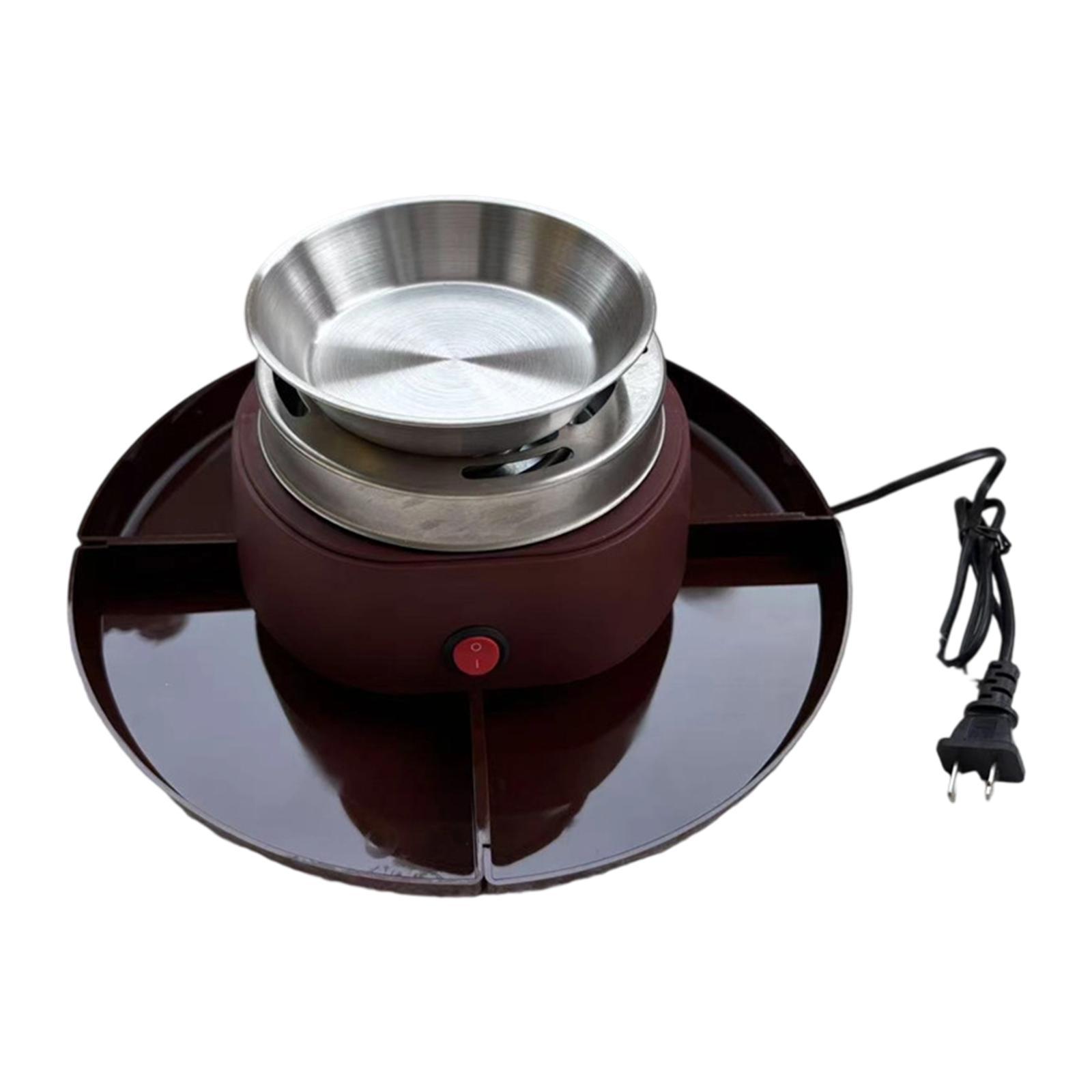 

Электрическая фондюшница Электрический набор для фондю с вилками 4 съемных подноса Набор для приготовления для свадьбы Семейной вечеринки В помещении