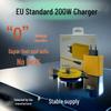 European Standard 200W Super Fast Charging Head, Dual-Port PD+USB Compatible Mobile Charger.