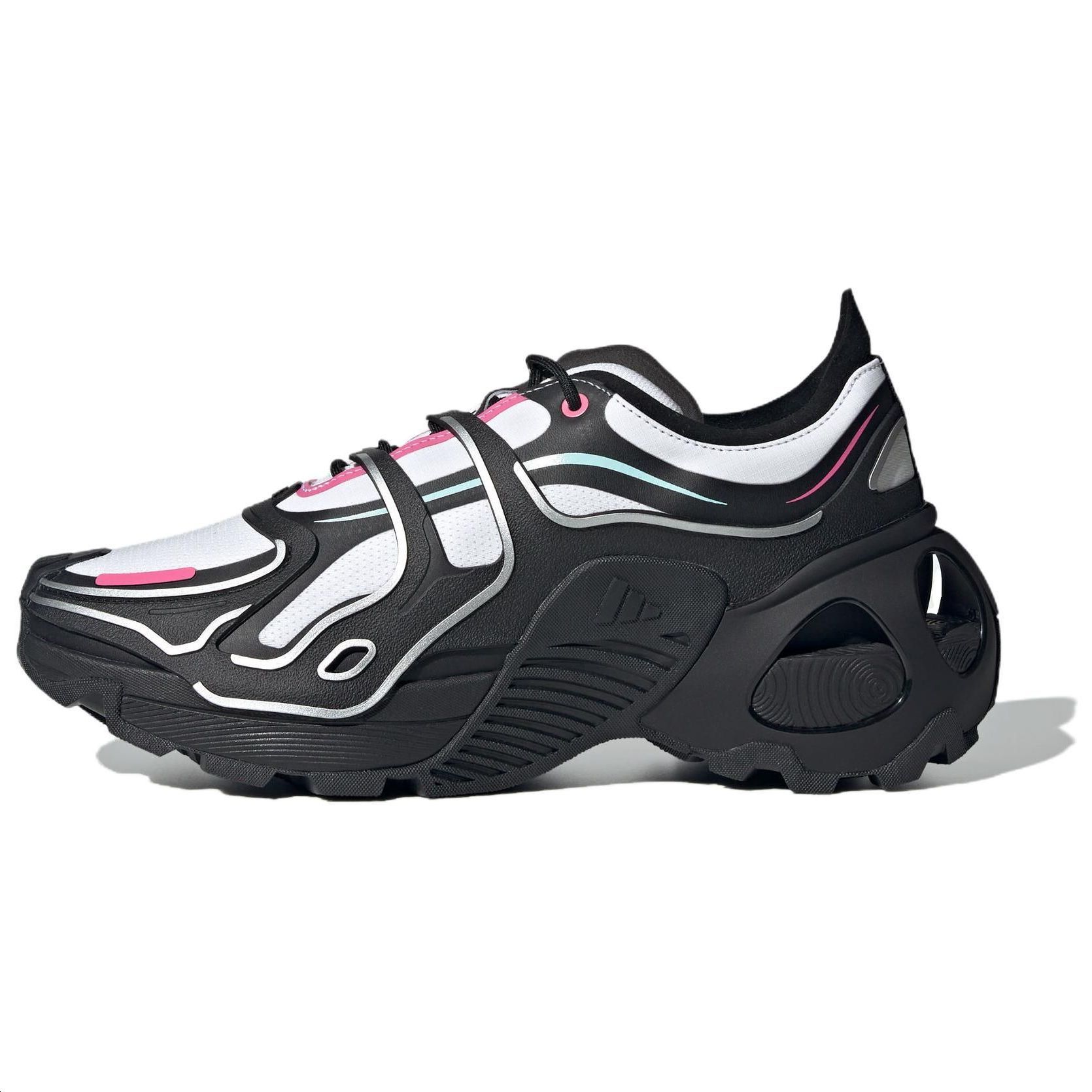 

Adidas Comfortable Shock Absorbing Non-Slip Low-Top Running Shoes Unisex Sneakers Black White Pink JP5264 42