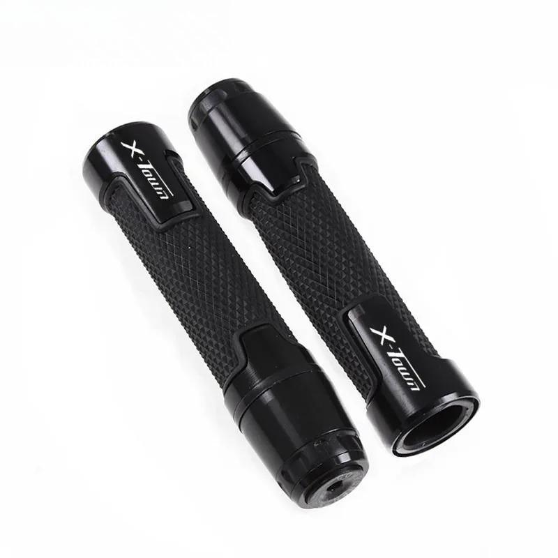 X-TOWN logo For KYMCO XTOWN 300i X-TOWN 250i 300i x town 250 300 7/8 22MM Handle grip ends plug Motorcycle Handlebar Grips End чёрный