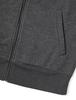 [Amazon Essentials] Men's Sweatshirt Zip-up Mock Neck Fleece Heathered Charcoal L