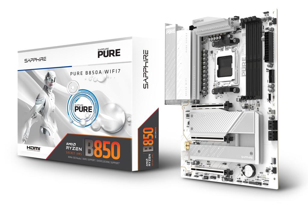 SAPPHIRE PURE B850A WIFI7 ATX Motherboard MB6836 52123-11-40G