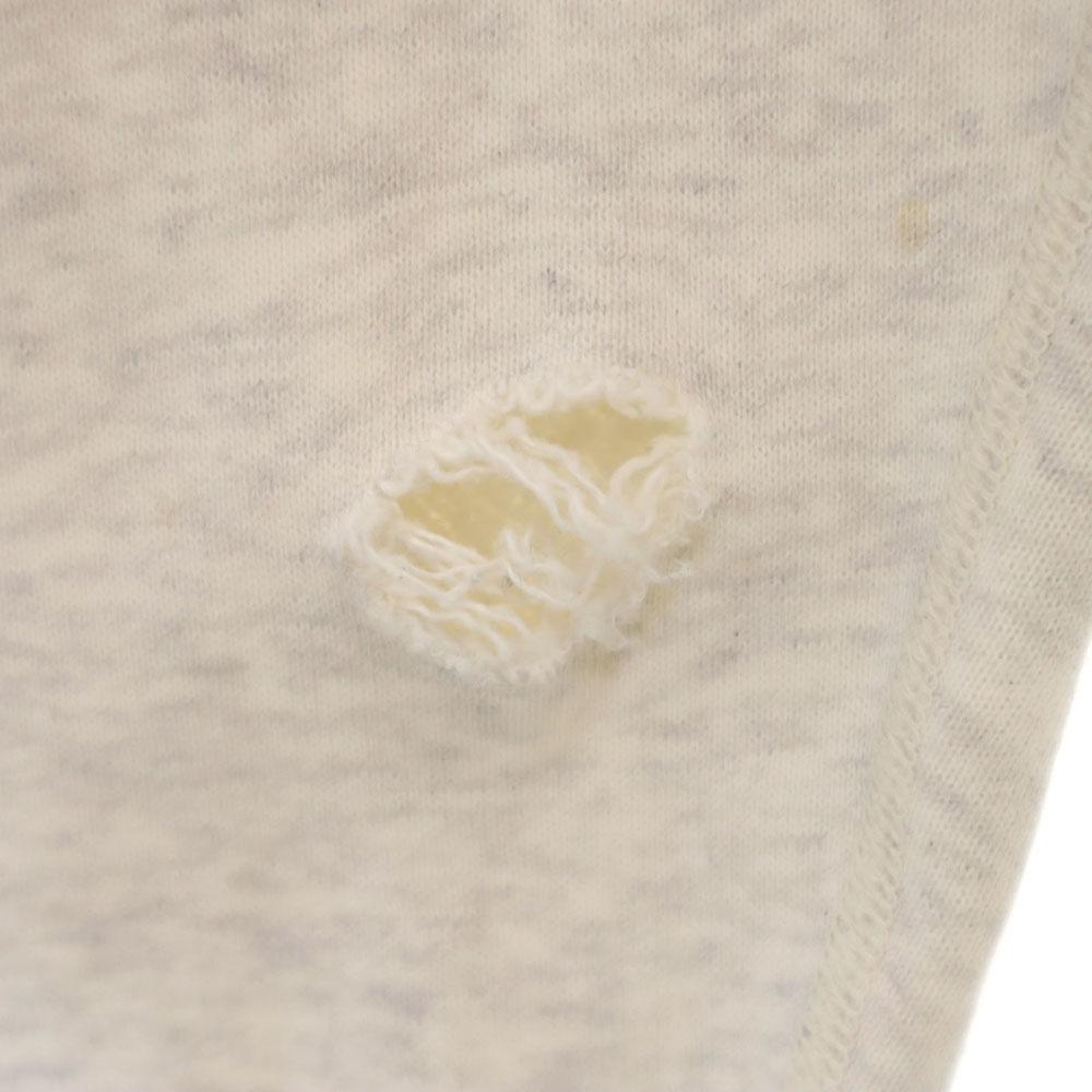 Buzz Rickson's Back Print Long Sleeve Sweat Trainer M Light Gray Men's Used