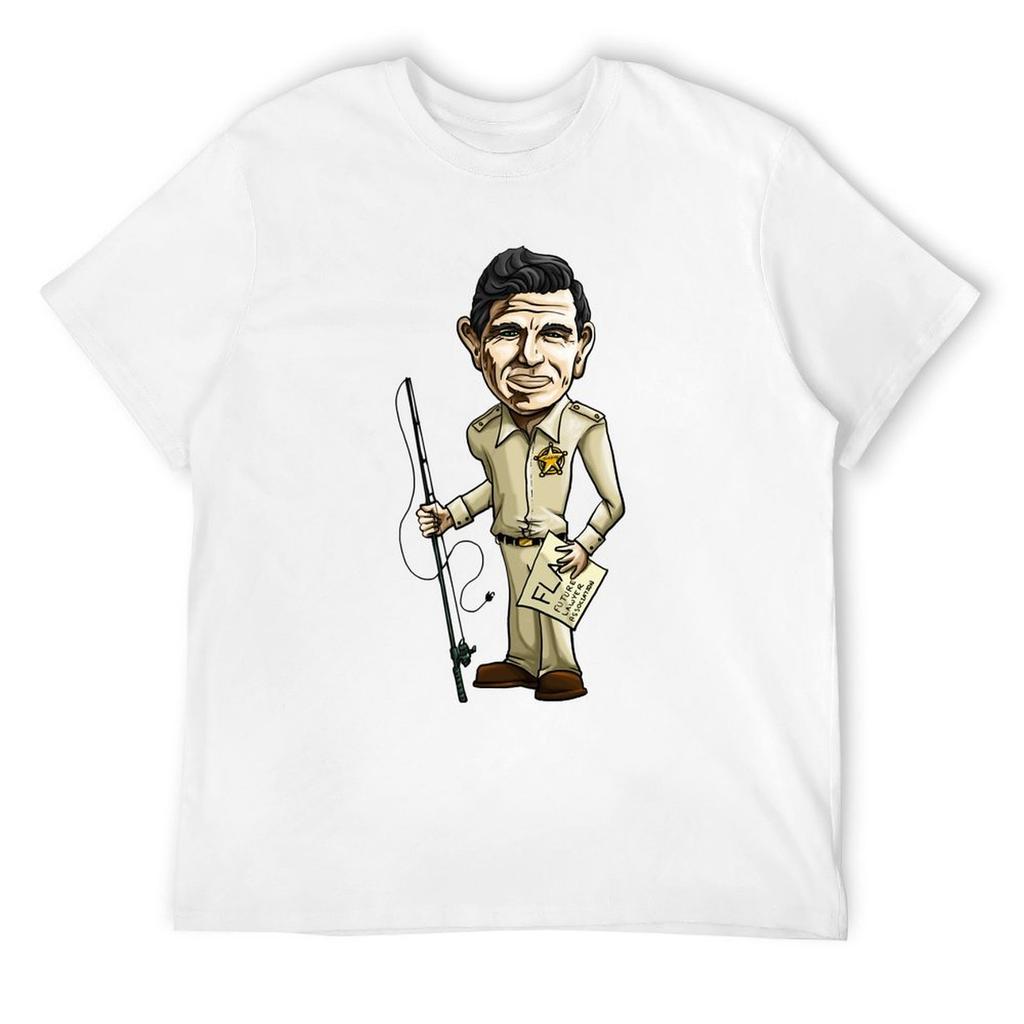 Mens Womens Retro Andy Griffith Sheriff Vintage Classic T-Shirt Vintage Anime Shirt Summer Top Mens Champion T Shirts