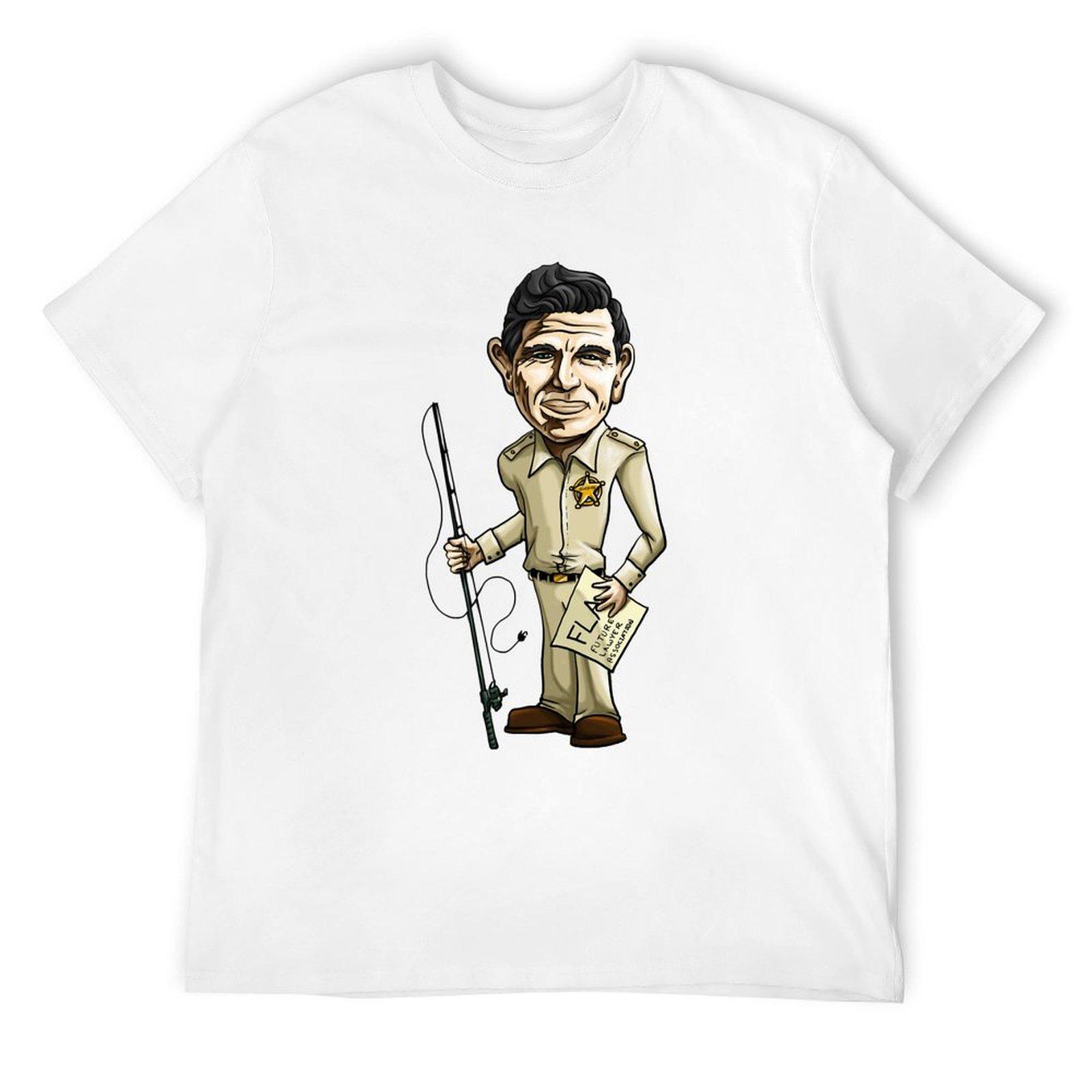 Мужская Женская Ретро Энди Гриффит Шериф Винтажная Классическая Футболка винтажная футболка с аниме летний топ мужские футболки champion S