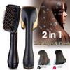 2 IN 1  Hair Blow Brush Dryer Hair Straightener Negative Ion Multi-functional Styles Electric Hair Comb Care Salon Styler