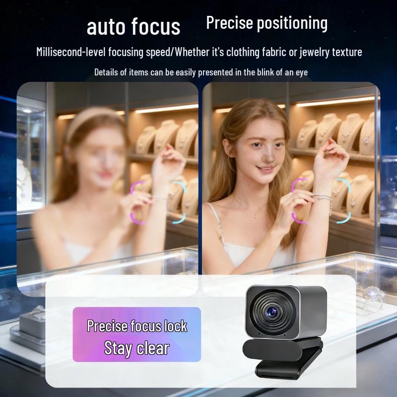 AI MEGA 4K Ultra HD Professional Live Streaming Camera with Remote Control