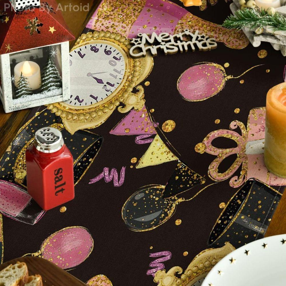 New Chinese New Year Table Runner Wine Glass New Year New Year Table Flag Cover New Year Tablecloth New Year Gift