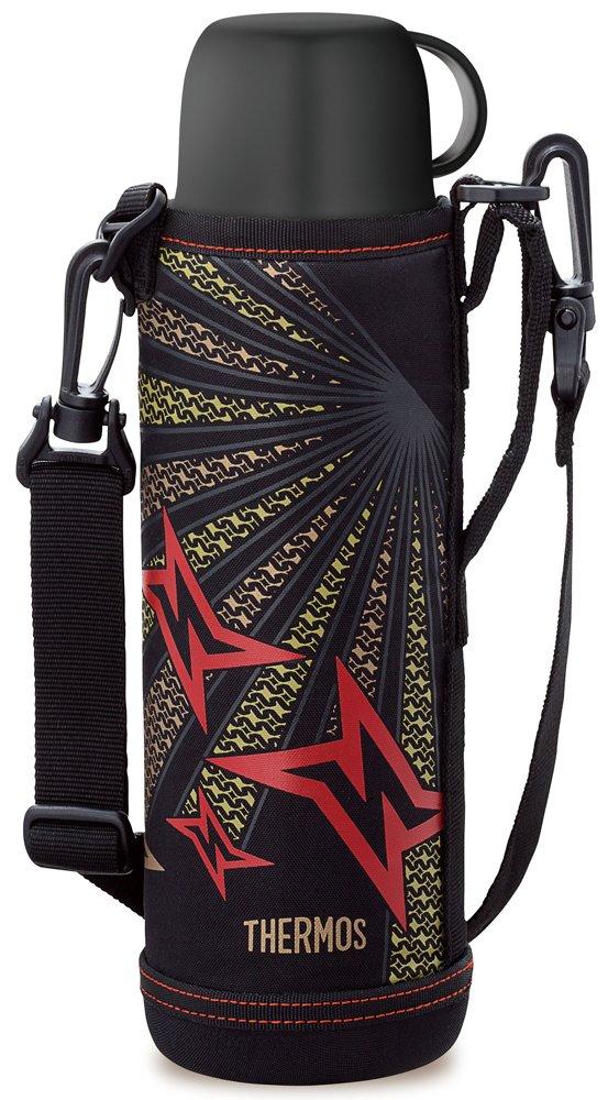 Thermos Vacuum Insulated 2-Way Bottle, 1.03L1.0L, BlackRed, FHO-1000WF BKR