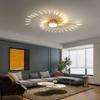 Guld 42 Huvuden Ej Dimbar Pendellampa Kreativt Fyrverkeridesign Ljuskrona Modern Taklampa för Vardagsrum Utställningshall Sovrum