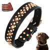 Cool Spiked Studded Leather Dog Collars Adjustable Pitbull Bulldog Big Dog Collar For Small Medium Large Dogs Boxer Labrador