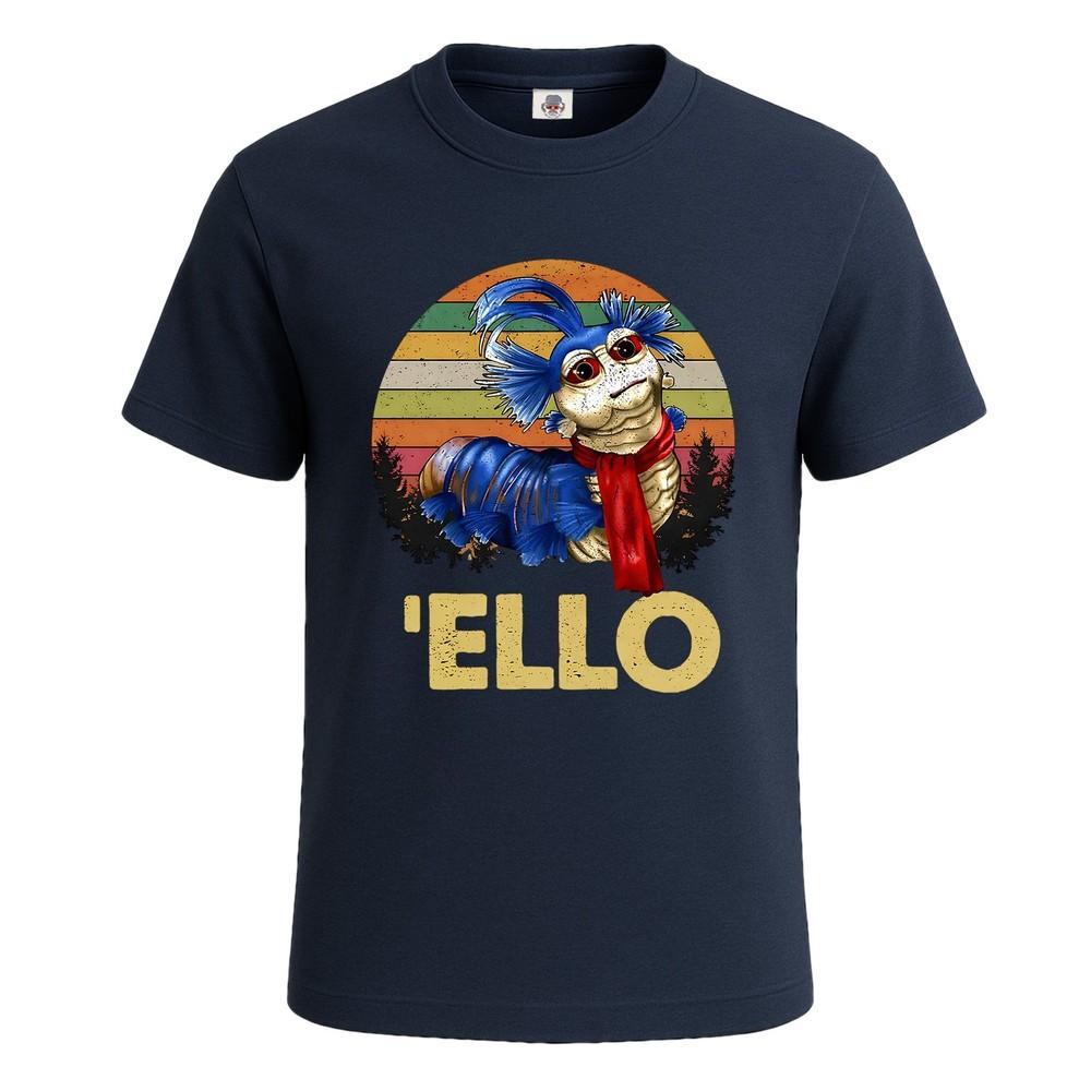 Labyrinth Worm 'Ello Vintage Graphic Art Novelty Party Men's T-Shirt Tee Top