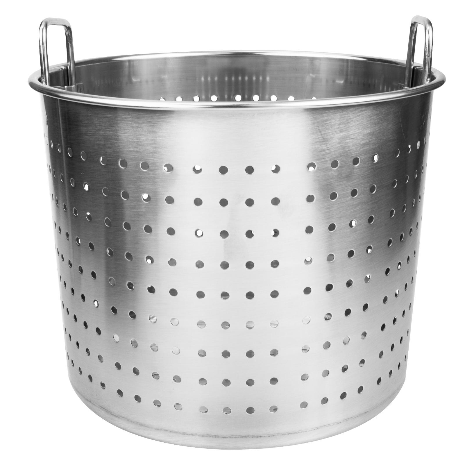 

Crayfish Boiler Seafood Stew Pot Stainless Steel Leaky Stock Crab Crawfish Large Bucket 28.00X28.00X23.00CM серебряный