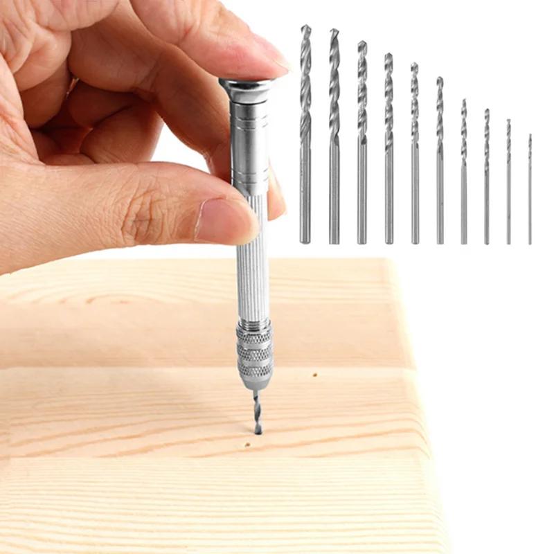 HSS Mini Twist Drill Set (0.3-3.0mm) for Precision Punching In Clocks, Wood, Jade & Hard Materials