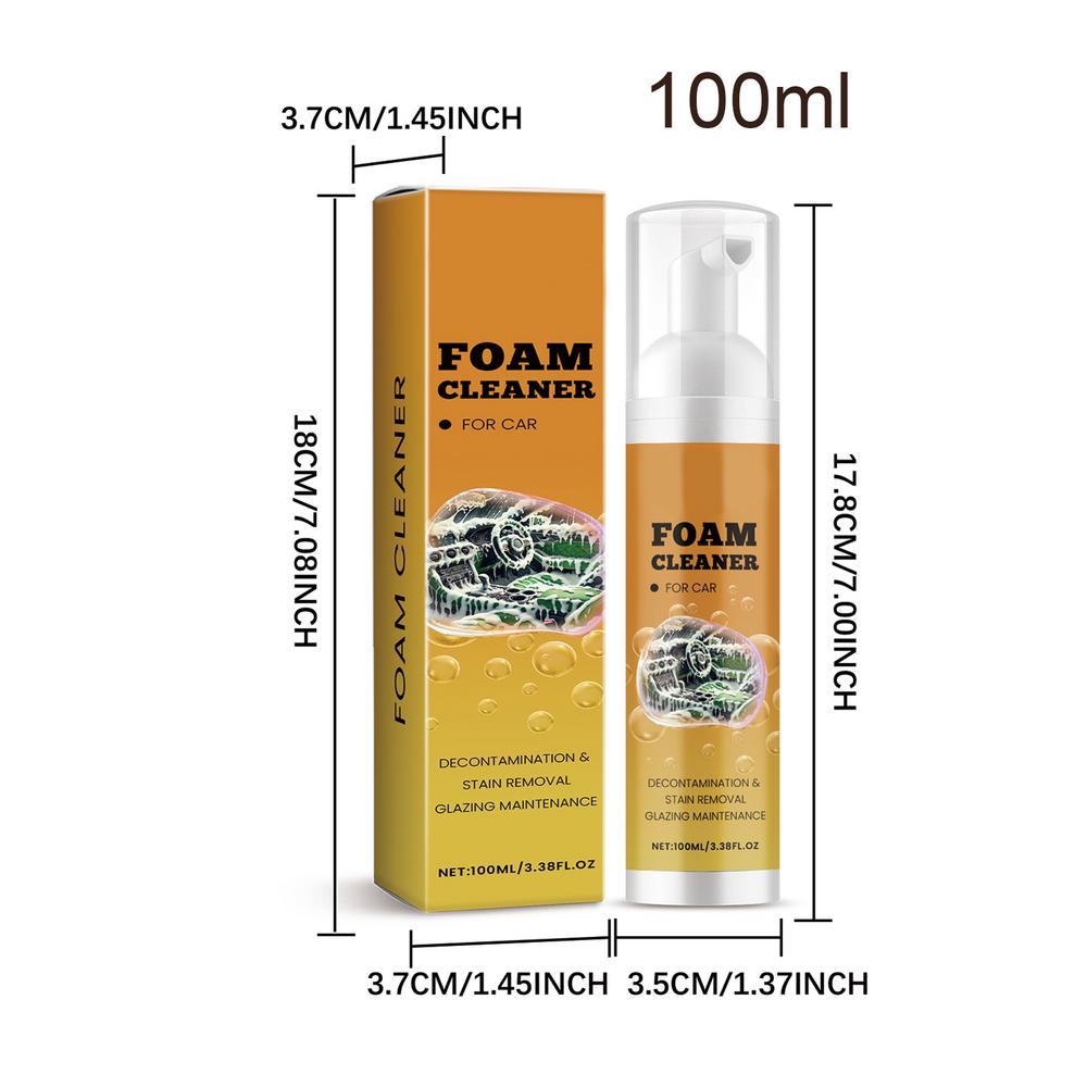 

Очиститель салона автомобиля Многоцелевой пятновыводитель Пенный очиститель для детейлинга автомобиля Пенный спрей для чистки автомобиля Долговечный Эффективный для