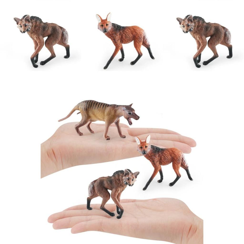 Fabrikmodell-Wolfsfigur aus Kunststoff für Bildungszwecke und zum Sammeln von Kindern