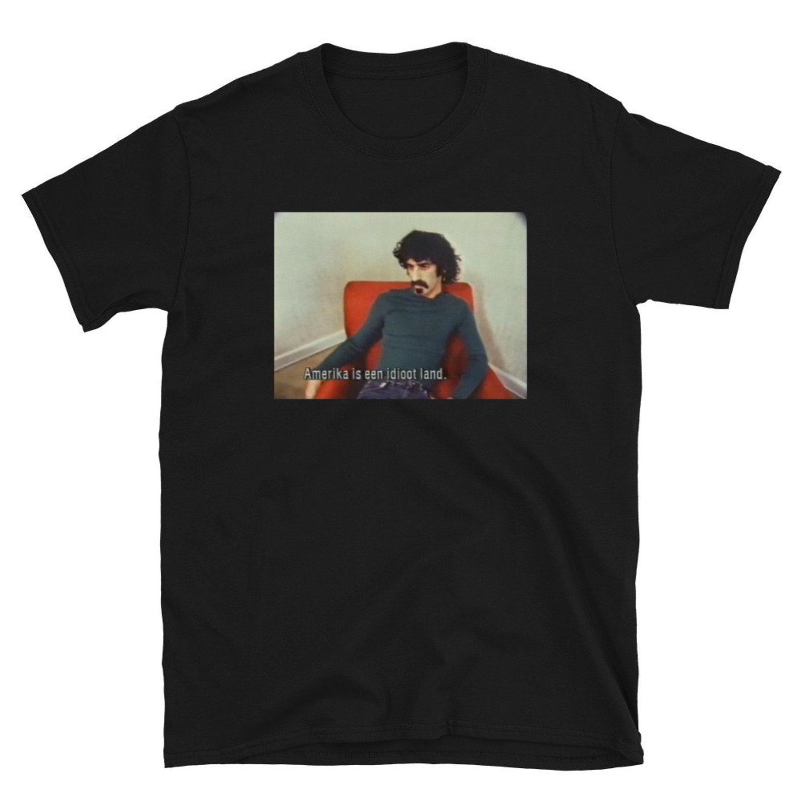 frank zappa amerika is een idiootland T-Shirt M