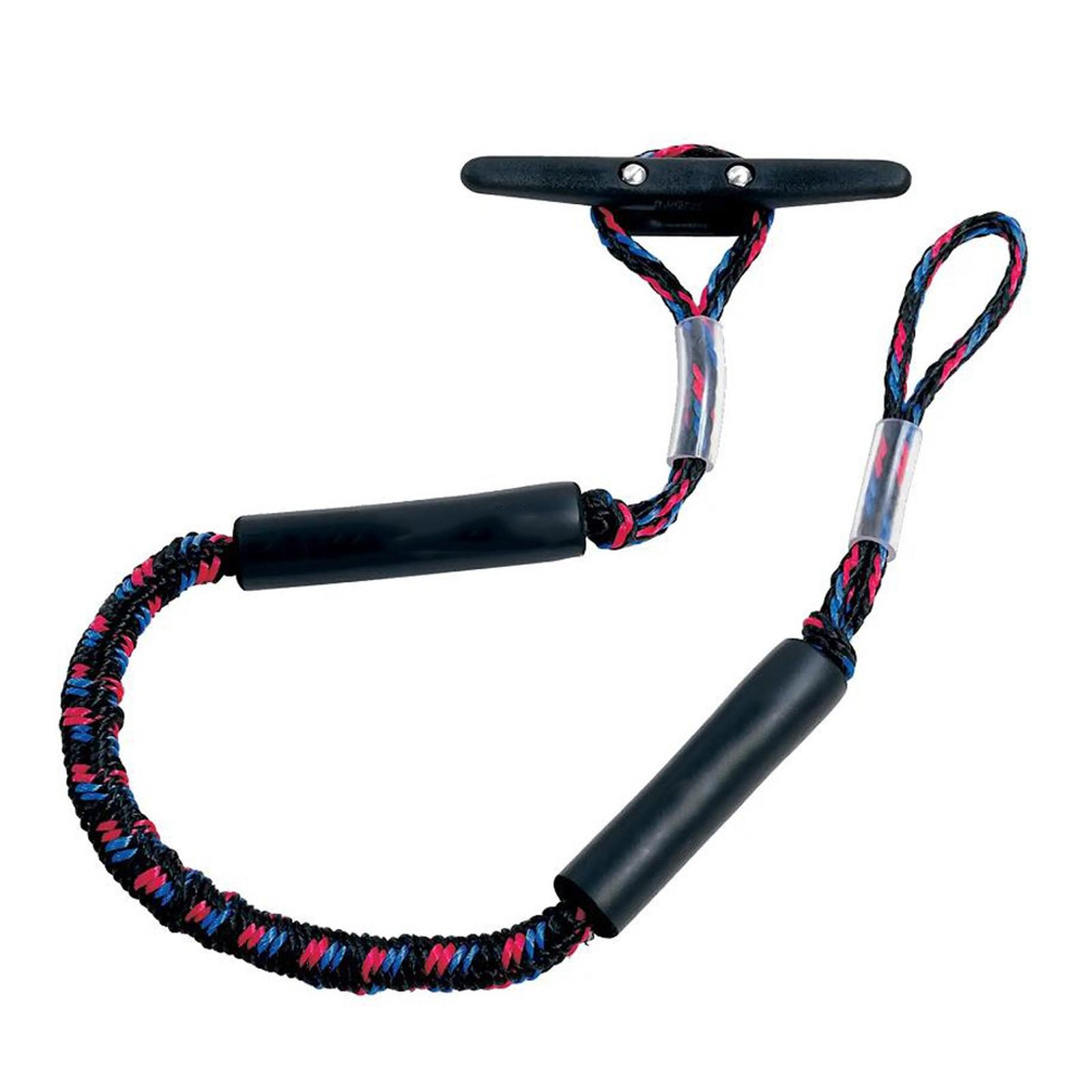 

ISURE 4 фути Еластичний канат для моторних човнів Кабель Швартовий канат Мотузка для швартування Канат для швидкого з єднання one size