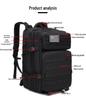 Breathable Outdoor Mountaineering Backpack: Travel, Fitness, Tactical, and Daily Computer Bag