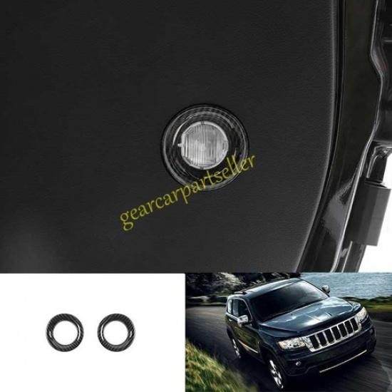 For Jeep Grand Cherokee 11-2021 Carbon Fiber Trunk Reading Light Cover Trim