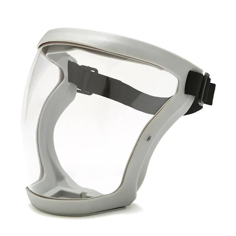 Protection Mask Transparent Facial Protector Face FaceMask Protective Outdoor Safety Mask Head Cover Work Protection Splashproof