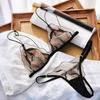 Lace Embroidery Front Buckle Triangle Bra: Wireless, Comfortable, and Sexy