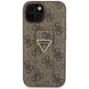 Guess Guhcp15Spgs4Tdw Iphone 15 / 14 / 13 6.1 Brązowy/Brown Hardcase Grip Stand 4G Triangle Strass