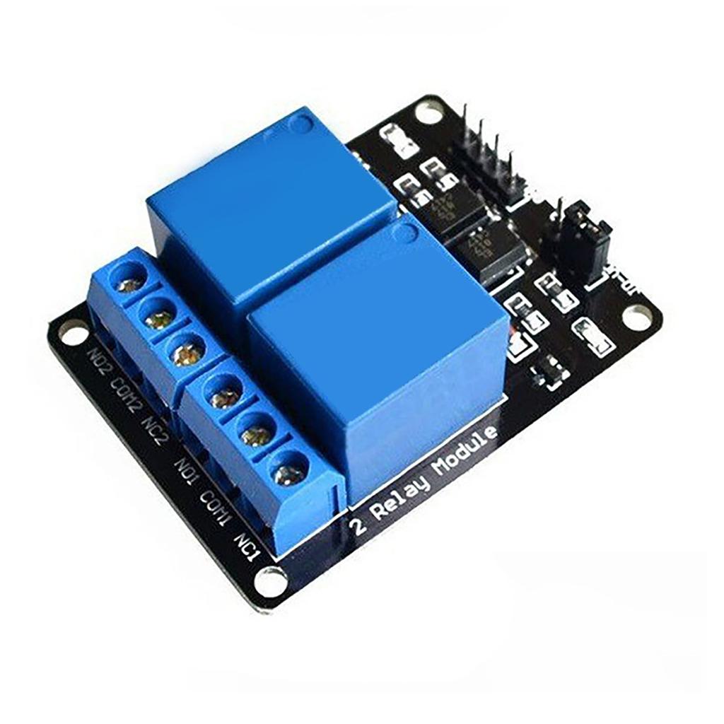 2 Channel Relay Module Optocoupler Protection Expansion SCM Development Board Accessories 12V