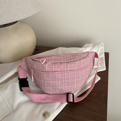 Breast Bag Women's New Lightweight and Simple Sports Fanny Pack Women's Versatile Casual Messenger Bag Shoulder Bag Student Small Backpack