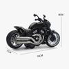 1: 12 Scale Pull Back Motorcycle Toy with Music Light Alloy Motorcycle Model for Boys Girls