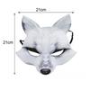 1-8PCS Plastic Fox Mask Costume Accessories Animal Theme Design for Halloween Cosplay Party Supplies Costume Party Decoration