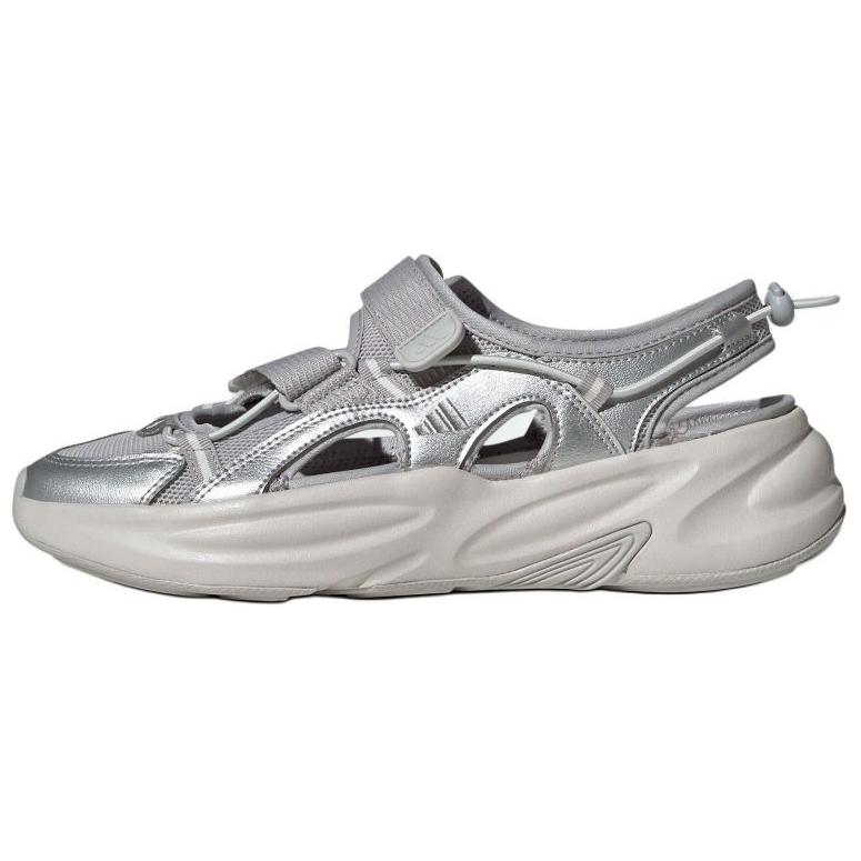Adidas Ozwave Sandal Comfortable Non-Slip River Shoes Unisex Footwear Gray Silver JS4580