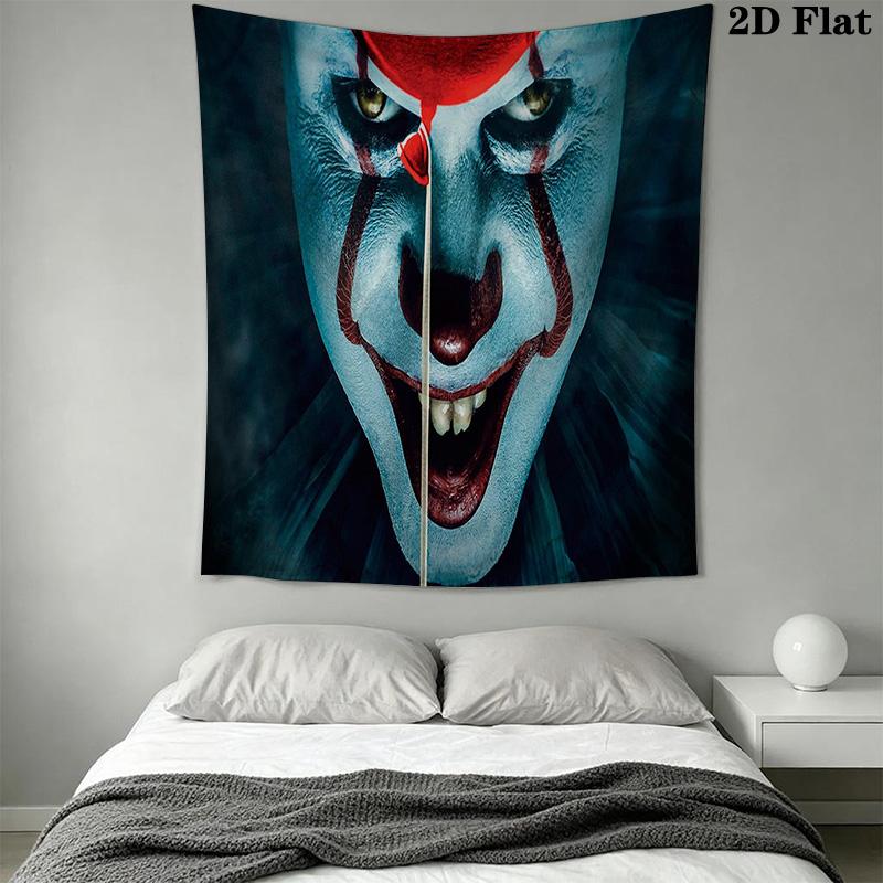 Horror Icons Tapestry Tapestry Wallmounted Background Cloth Homestay Soft Decoration Tapestry Home Decor Background Wall Hanging Cloth