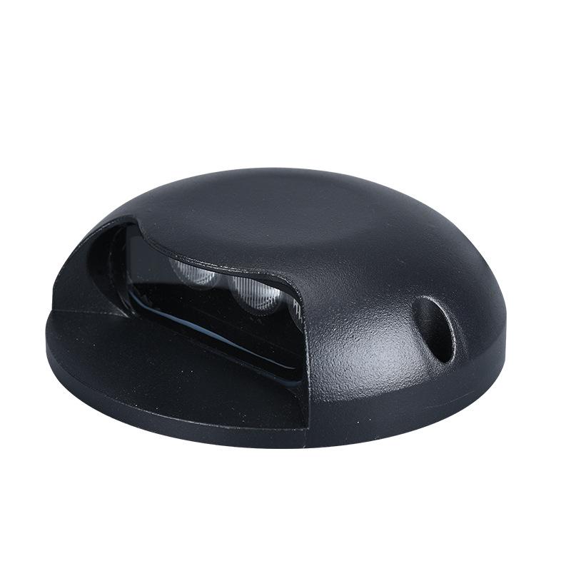 3W Waterproof LED Walkway Light, Turtle Back Design, Side Emitting Courtyard and Step Lighting