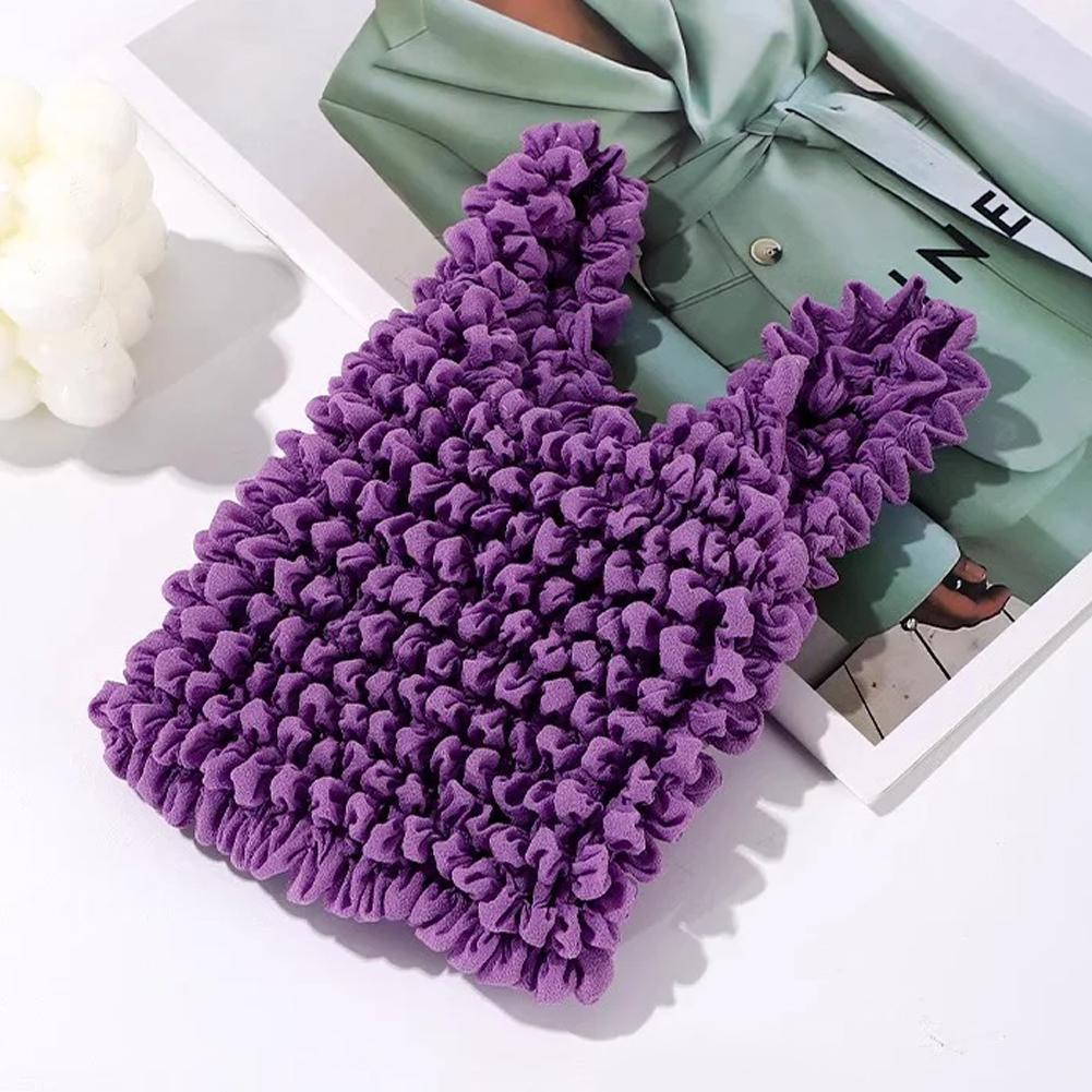 Creative Magic Expansion Fold Pleated Flexible Stretch Bags Shopping Bag Large Capacity Multi Purpose Bubble Elastic Bubble Bag