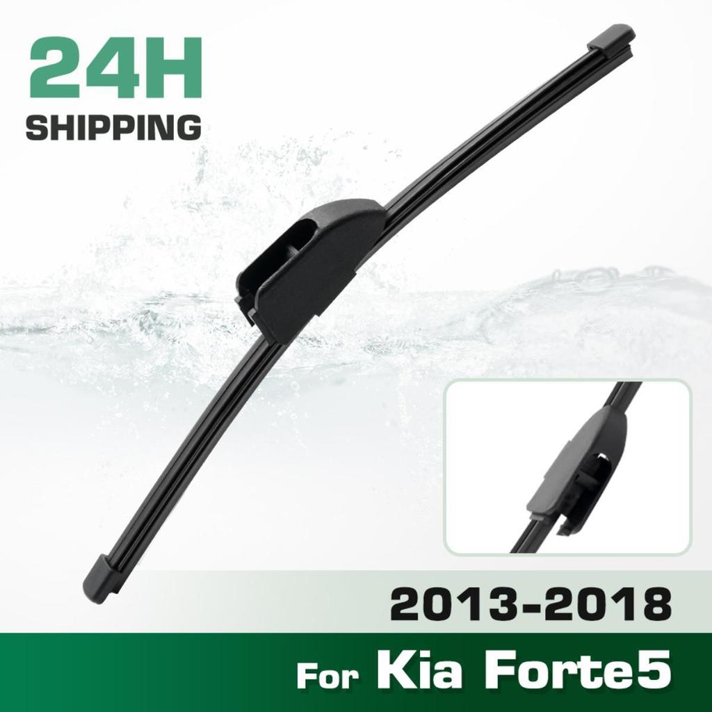 Rear Windshield Wipers Blades,Premium All-Season Wiper Blades Replacement For Kia Forte5 2013-2018,Natural Rubber Bayonet,Easy To Install 13″