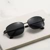 Men's Square Foldable Color-Changing Polarized Sunglasses with UV Protection for Driving and Fishing