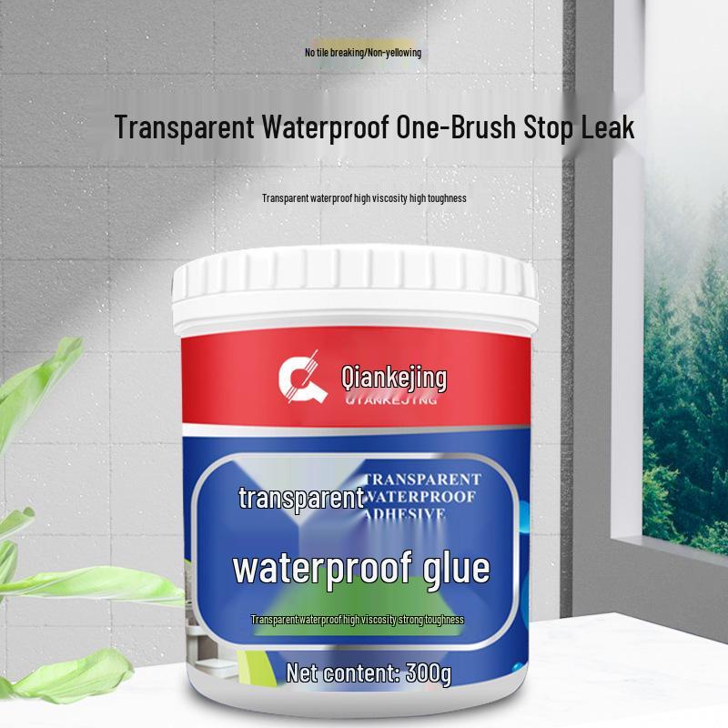 Clear Waterproof Bathroom Leak Repair Sealant for Tiles and Walls