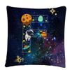 Astronaut Letter Cartoon Pattern  Cushion Cover Pillowcase Home Sofa Car Decorative