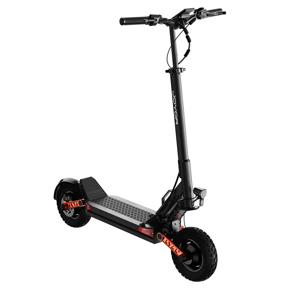 JOYOR S10-S-Z Monopattino Elettrico Doppio Motore 1000W Batteria 60V 18Ah Ruote Off-Road 10" Autonomia 75km Freni a Sospensione Idraulica Pieghevole E-Scooter
